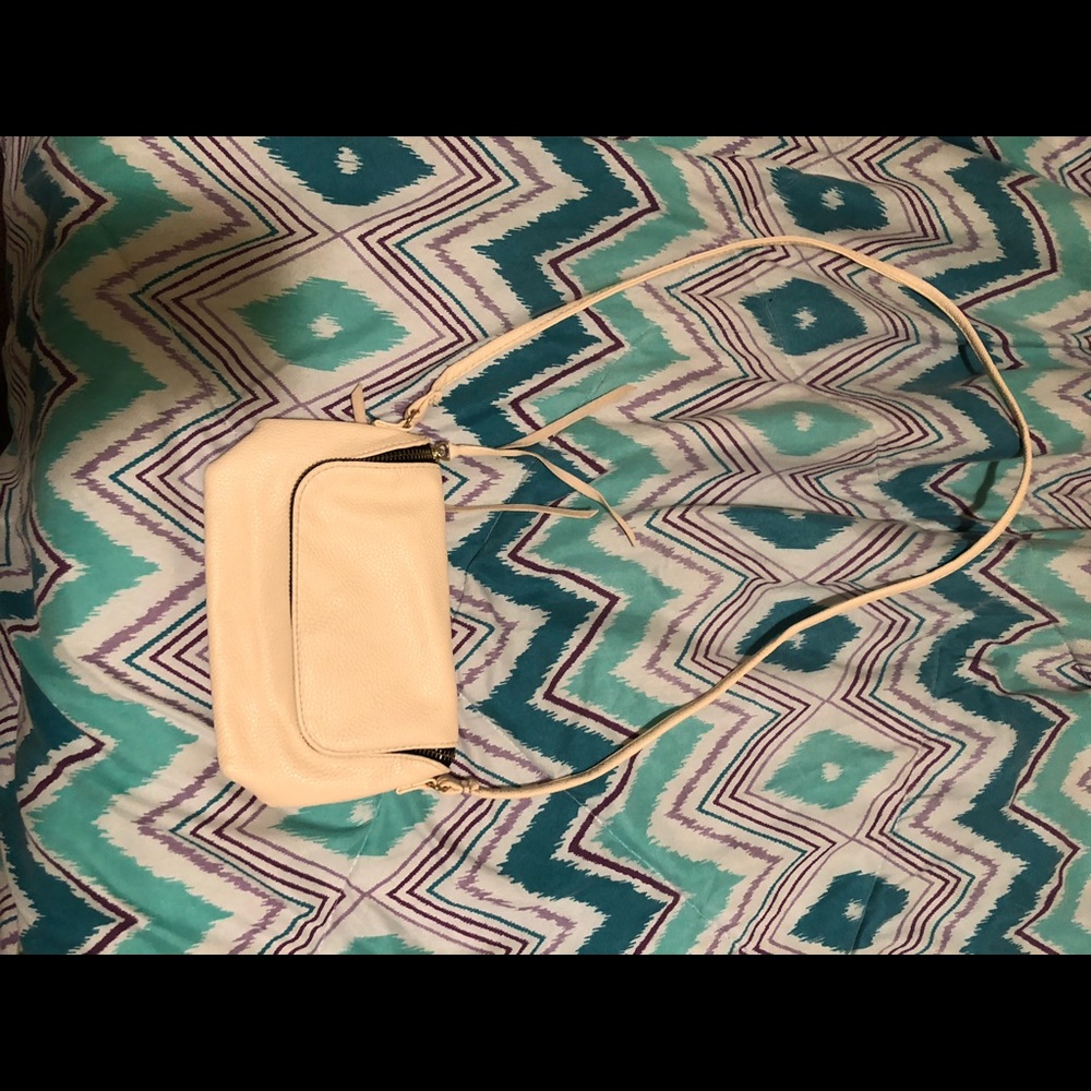 Cream colored purse